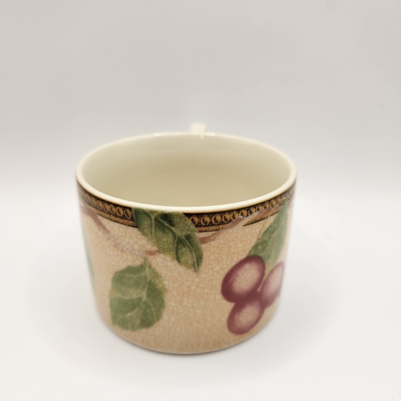 International Interiors Newbury Stoneware Cups, Cherries, Set of 6 - Picture 2 of 7